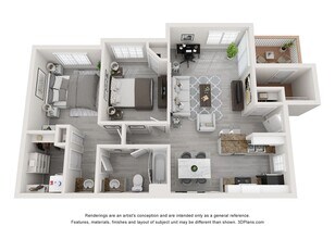 The Battery 4-4101 floor plan